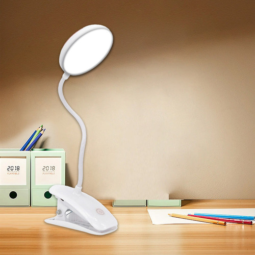 Lámpara De Escritorio P Clip Led De Almacenamiento Portátil