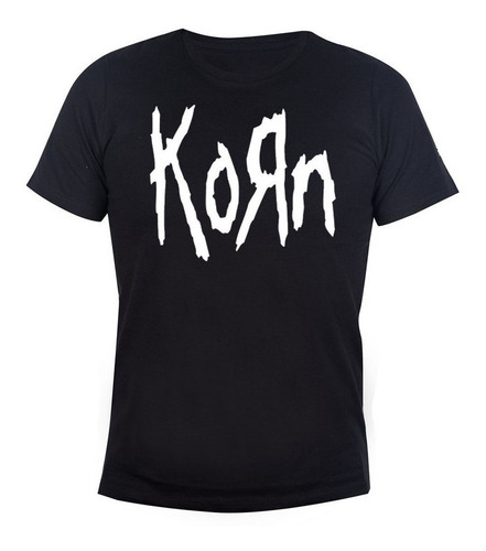 Remera Hombre Algodón Korn Heavy Metal Power Rock