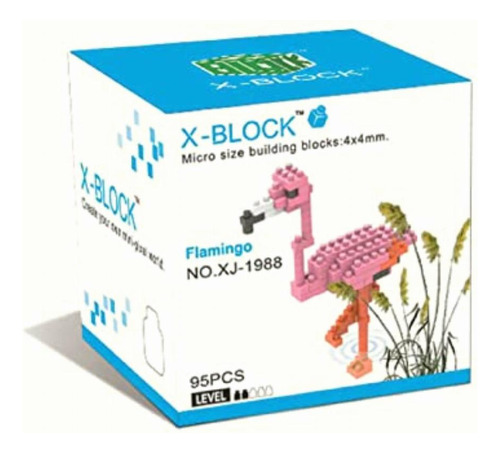 Imori Kits Minibloques Flamingo 3d
