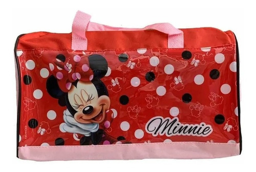 Bolsa Infantil Minnie Mouse Vermelha Disney Licenciado