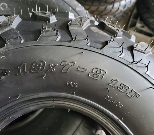 2 Llantas 19x7-8 Worcraft 4pr Tl F838 Atv Cuatrimoto