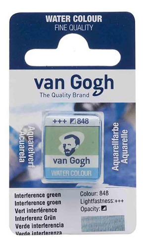 Aquarela Van Gogh Pastilha 848 Interference Green