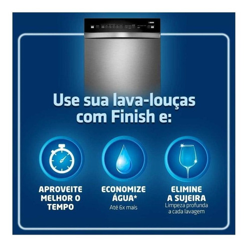 Detergente De Máquina De Lavar Louças Finish 30 Tabs