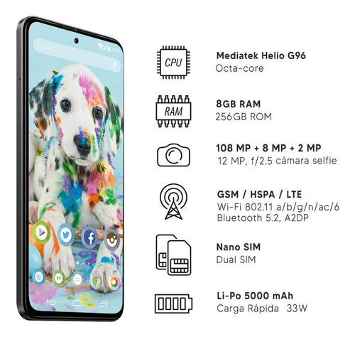 Imagen 4 de 10 de Xiaomi Redmi Note 12s Nuevos 8/256 Gb + Regalo Dimm