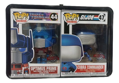 Funko Box Transformers Vs G.i. Joe Optimus Prime Com. Cobra