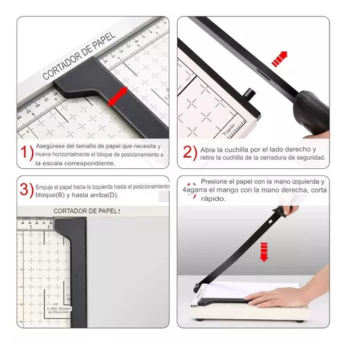 Guillotina Metálica Tamaño A4 B5 A5 B6 B7 Paper Cutter