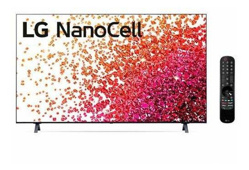 Imagem 1 de 11 de Smart Tv 4k LG Nanocell 50  Inteligência Artificial 50nano75