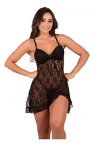 Comprar Kit Camisola Bojo Sutia Sensual E Calcinha + Body Sexy Renda