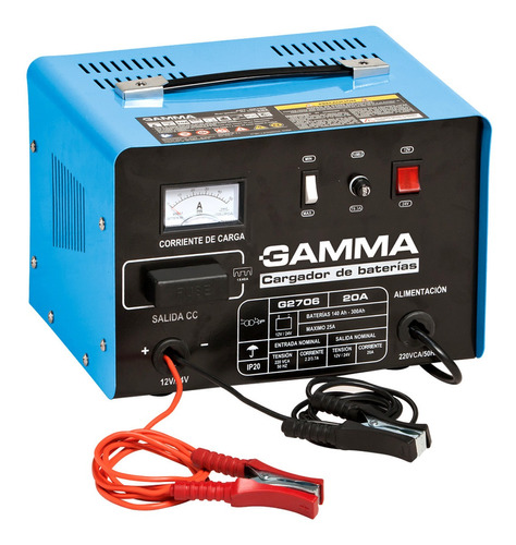 Cargador Gamma De 20a Para Baterias Plomo/acido G2706 Regalo