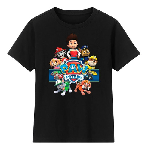 Polera Paw Patrol Niño Niña Tallas De La 8 A La 16