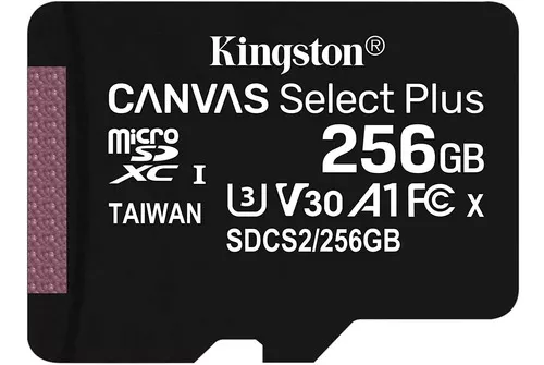 Tercera imagen para búsqueda de memoria micro sd kingston 256gb canvas select plus clase 11