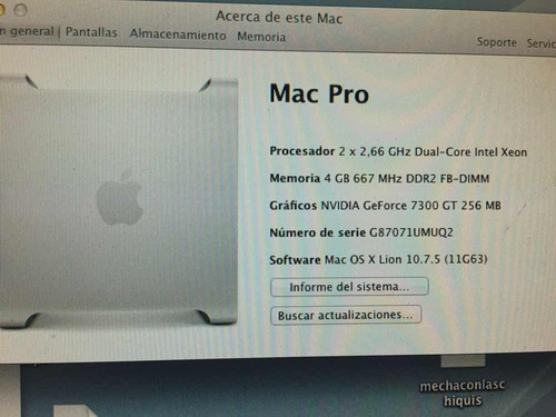 Memoria Ram 512 Y 1gb Fbdimm 667 Ddr2 Para Mac Pro. Paquete