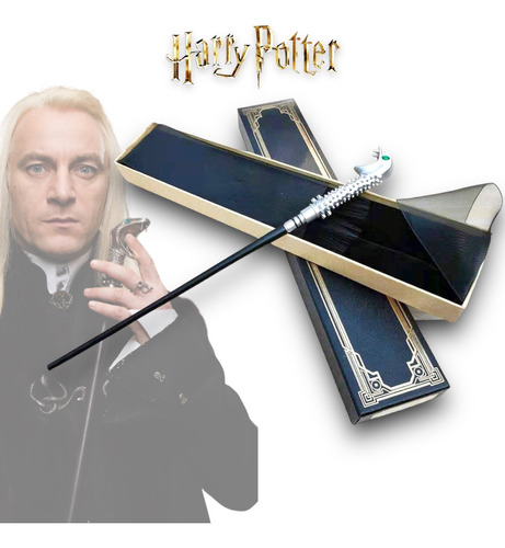 Varitas Vara Harry Potter - Varita Lucius Malfoy En Caja