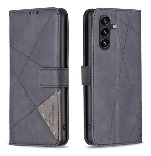 Funda Con Textura De Rombo Para Samsung Galaxy A55 2024