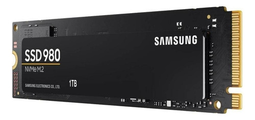 Disco Sólido Interno Samsung 980 Mz-v8v1tob/am 1tb Preto Preto