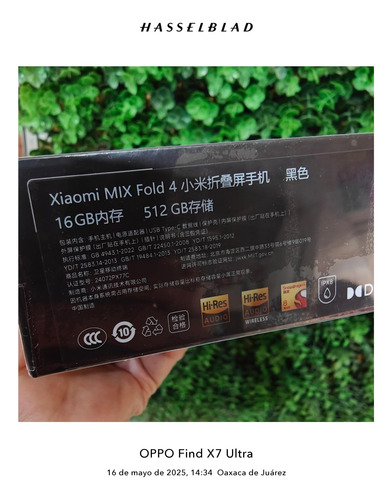 Xiaomi Mix Fold 4 De 16gb De Ram Y 512gb De Memoria Interna, Color Negro, En Caja Sellada. (Usado)