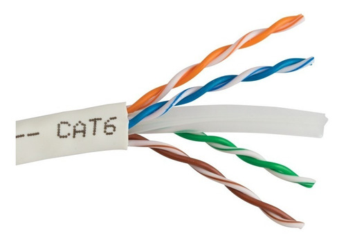 Cable Utp Por Metro Cat5e O Cat6 Exterior Cobre 100% Neotec