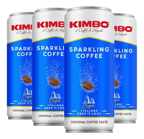 Kimbo Sparkling Coffee X12 - Bebida Refrescante De Café