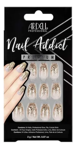 Uñas Postizas Premium Dripping In Gold Ardell