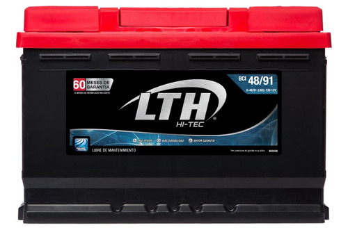 Bateria Lth Hi-tec Bmw 325xi 2002 - H-48/91-730