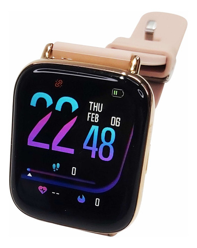 Smartwatch Um68  Reloj Inteligente Rosado  Ip67 Waterproof