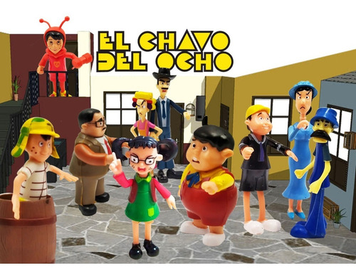 Chavo Del 8 Juguete Figuras Jugueteria Colección Didácticos