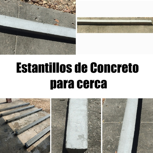 Estantillos De Concreto Para Cerca Med: 10cmx10cmx12cm