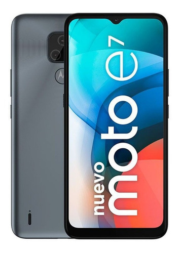 Celular Motorola Moto E7 32gb 2gb Ram Gris Mineral Nuevo