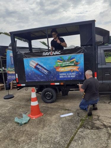 Hafei Mini Trio Elétrico Com Palco E Som