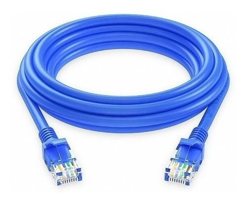 Cable De Red Cat6 Lan 5 Metros Alta Transferencia De Datos