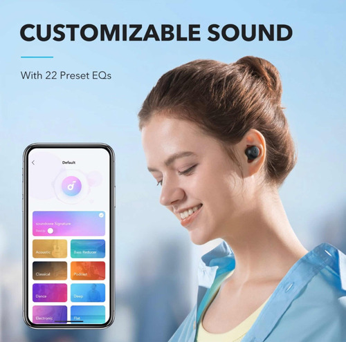 Audífonos In Ear Inalámbricos Anker Soundcore A20i Negro