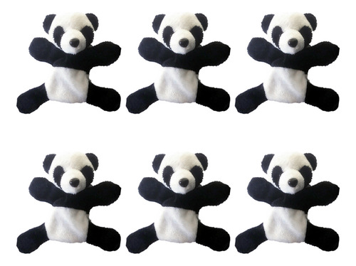 6 Imanes Para Nevera Con Forma De Animal Panda