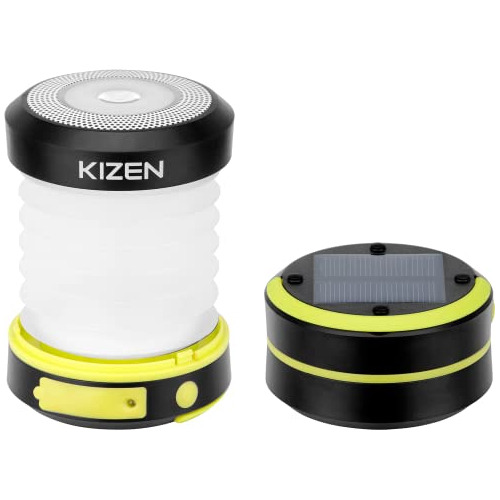 Kizen Linterna Solar - Linterna Led Plegable Para Campamento