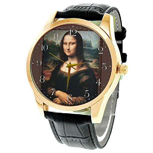 Reloj De Ra - Hermosa Mona Lisa Art Masterpiece Leonardo Da 