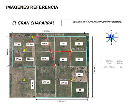 Campo En Malbran (dpto Aguirre/santiago)