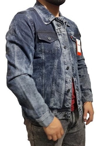 Chaqueta Clasica En Jean Para Hombre  Calidad De Exportacion