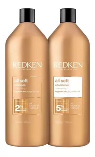 Kit Redken All Soft Argan Oil - Shampoo + Condicionador 1l