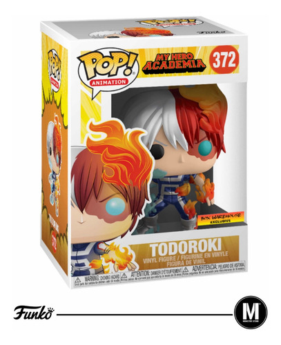 Funko Pop Todoroki #372 Metallic Mha Exclusive Box Warehouse