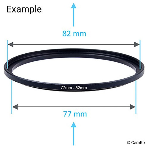 Adaptador Para Lentes Filtros Set Varios Anillos Y Tamaños