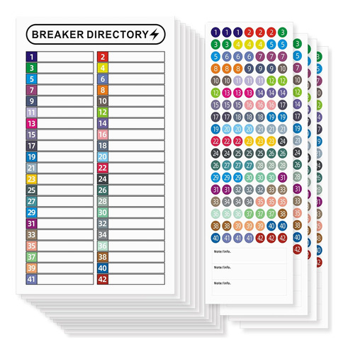 Stickers Etiquetas Identificadoras Tablero Electrico Brekera
