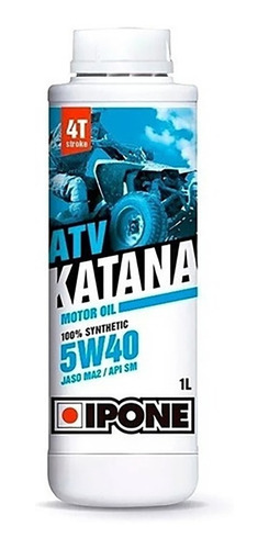 Aceite Ipone Atv Cuatri Katana 5w40 100% Sintético Marelli ®