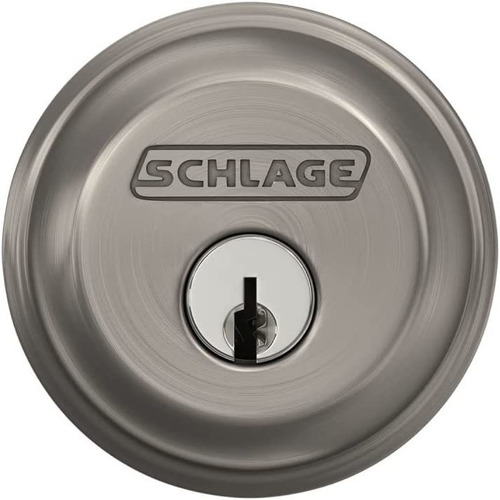 Schlage B60 N 619 Deadbolt, Keyed 1 Side, Highest Residentia