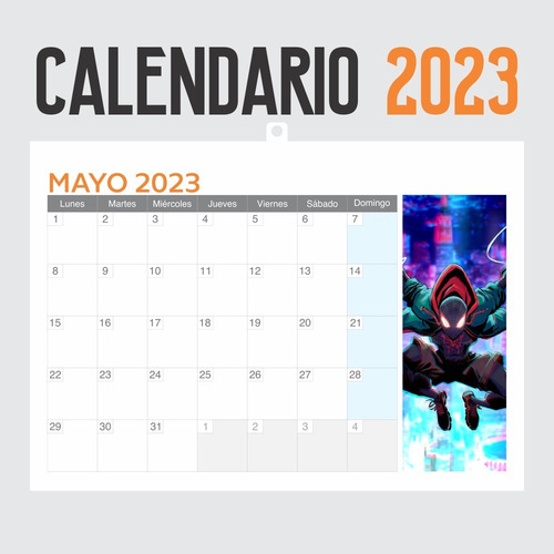 Imagen 2 de 6 de Calendario 2023 Spiderman - Animeras