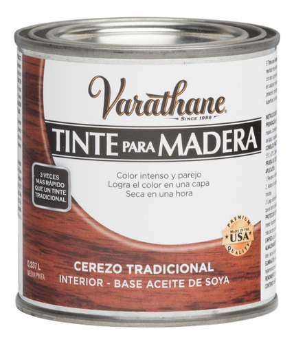 Varathane Tinte Para Madera Cerezo Tradicional 0,237 L