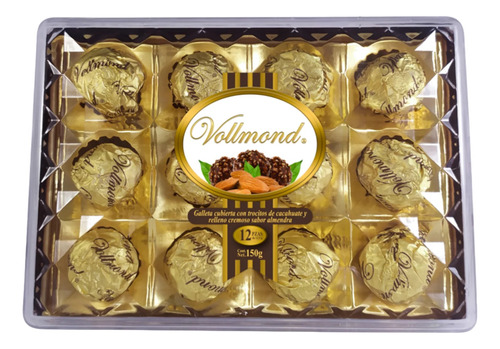Vollmond Chocolates Crystal Tipo Ferrero 3 Pack-36pz
