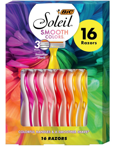 Bic Soleil Color Collection - Maquinillas De Afeitar Para Mu