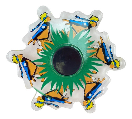 Imagen 2 de 8 de Pack De 10 Spinner Fidget 3d Corriendo Anime Dibujos