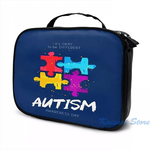 Bolso Lapton Para Concientizar La Condición De Autismo 