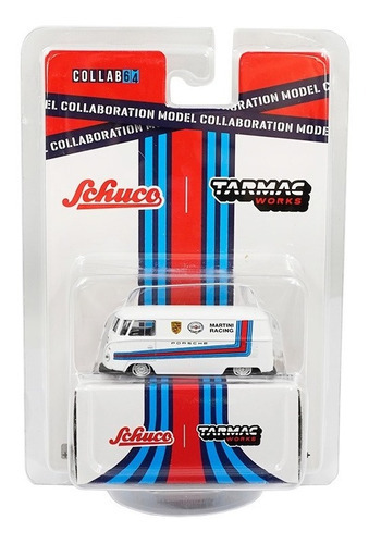 Miniatura Vw Kombi T1 Panel Van Martini 1/64 Tarmac Schuco