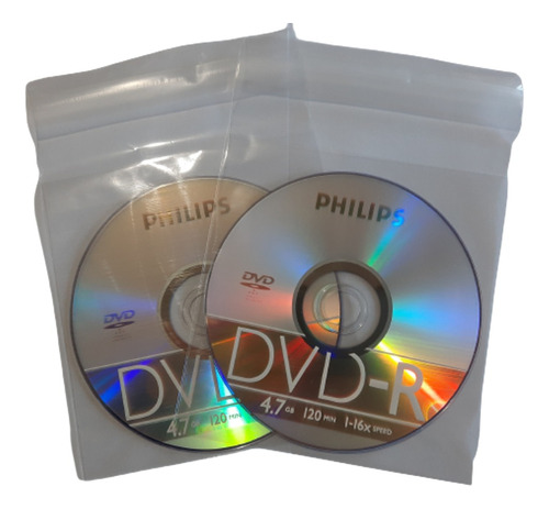 Dvd-r Philips De 16x (sueltos) Por 10 Unidades Ensobradas